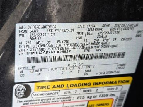 Used 2024 Ford Expedition Limited AWD/4WD image 24