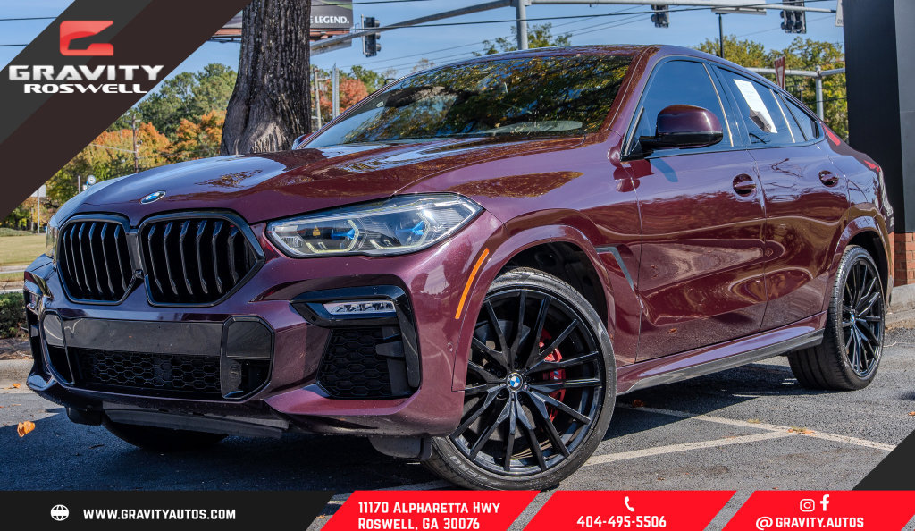 Used 2021 BMW X6 M50i w/ Executive Package AWD/4WD image 1