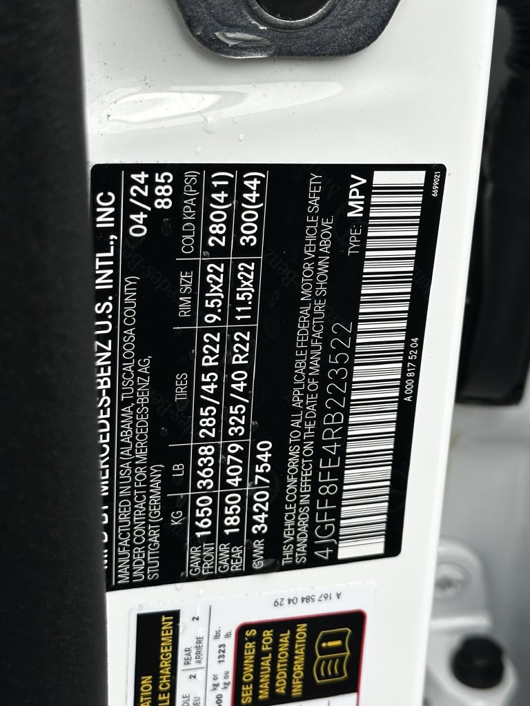 Certified 2024 Mercedes-Benz GLS 580 4MATIC w/ Warmth & Comfort Package image 34