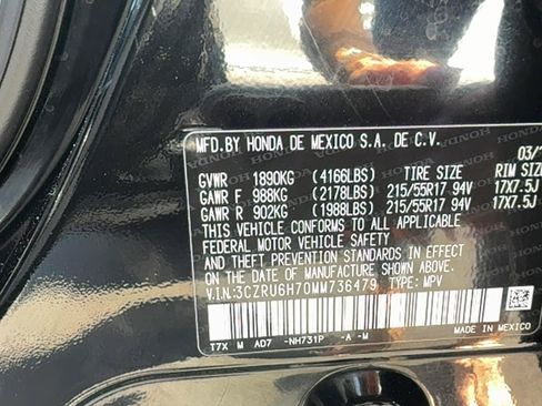 Used 2021 Honda HR-V EX-L image 27