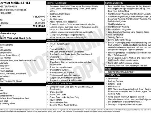 Used 2024 Chevrolet Malibu LT FWD image 34