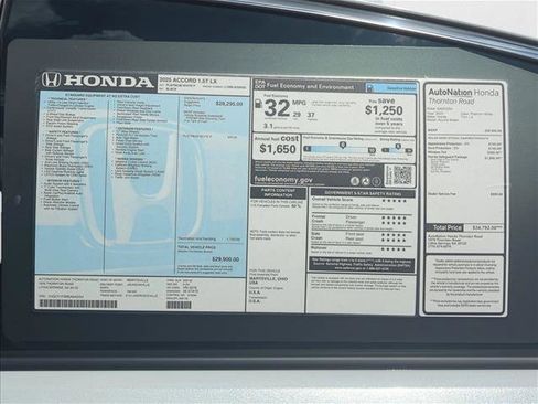 New 2025 Honda Accord LX image 22