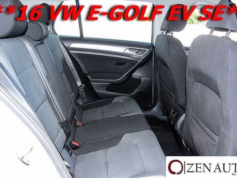 Used 2016 Volkswagen e-Golf SE FWD image 28