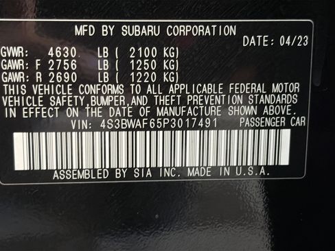 Used 2023 Subaru Legacy Premium image 34