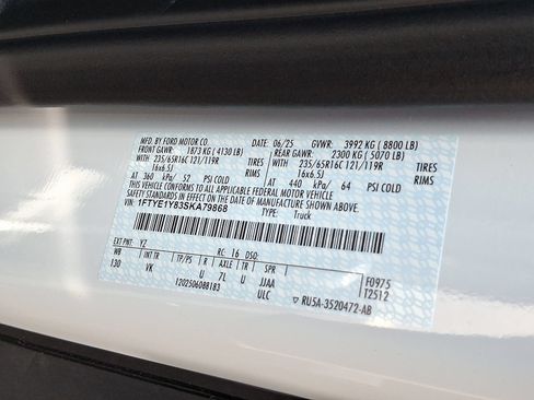 New 2025 Ford Transit 150 Low Roof w/ Load Area Protection Package RWD image 14