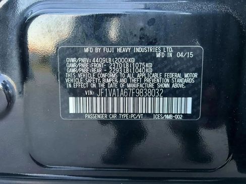 Used 2015 Subaru WRX AWD/4WD image 46
