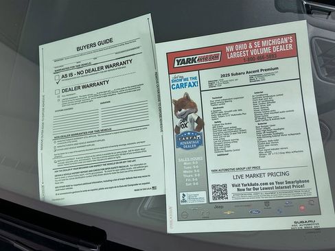 Certified 2025 Subaru Ascent Premium w/ Premium Package AWD/4WD image 13