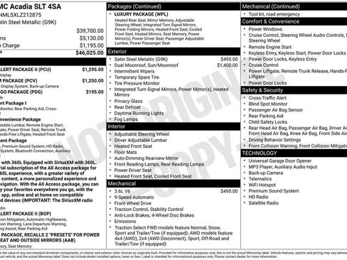Used 2020 GMC Acadia SLT w/ Driver Alert Package II FWD image 17