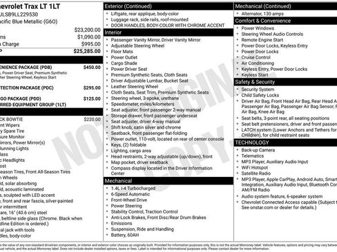 Used 2020 Chevrolet Trax LT w/ LT Convenience Package FWD image 4