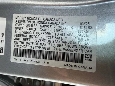 Used 2026 Honda Civic LX image 23