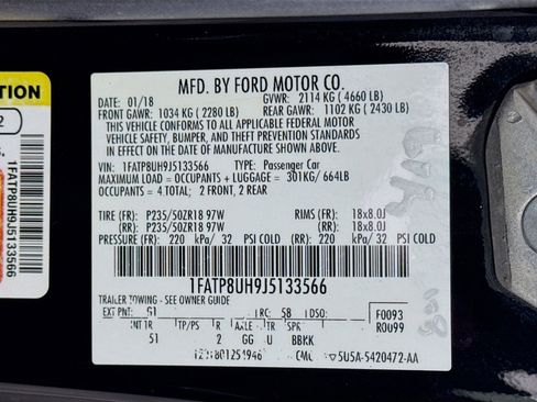 Used 2018 Ford Mustang Premium w/ Equipment Group 201A image 39