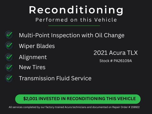 Certified 2021 Acura TLX w/ A-SPEC Pkg FWD image 6