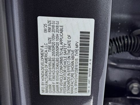 New 2025 Honda Pilot Touring image 35