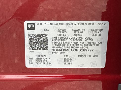Used 2023 Chevrolet Equinox RS w/ RS Leather Package FWD image 33