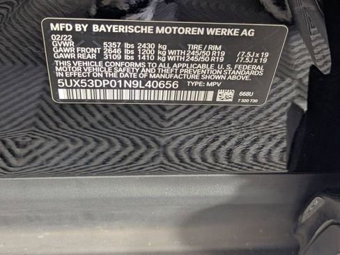 Used 2022 BMW X3 xDrive30i AWD/4WD image 40