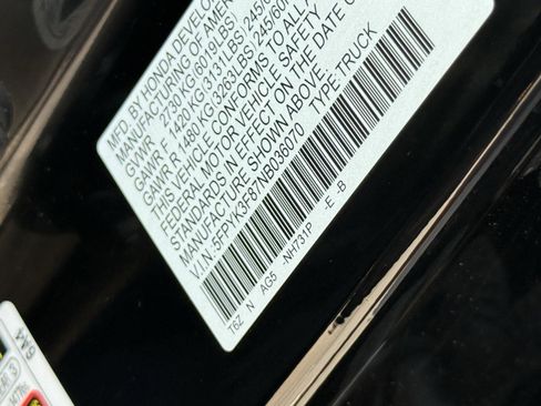 Used 2022 Honda Ridgeline Black Edition image 30