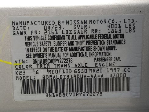 Used 2023 Nissan Sentra SV FWD image 33