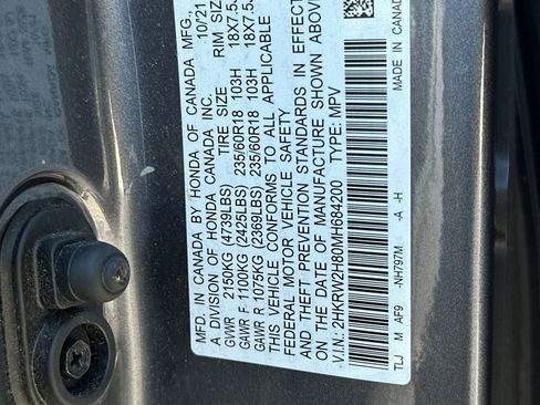 Certified 2021 Honda CR-V EX-L image 25