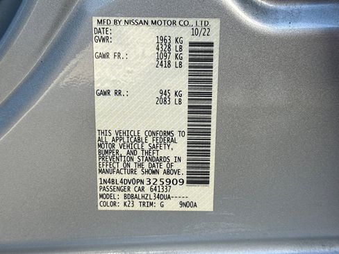 Used 2023 Nissan Altima 2.5 SV image 34