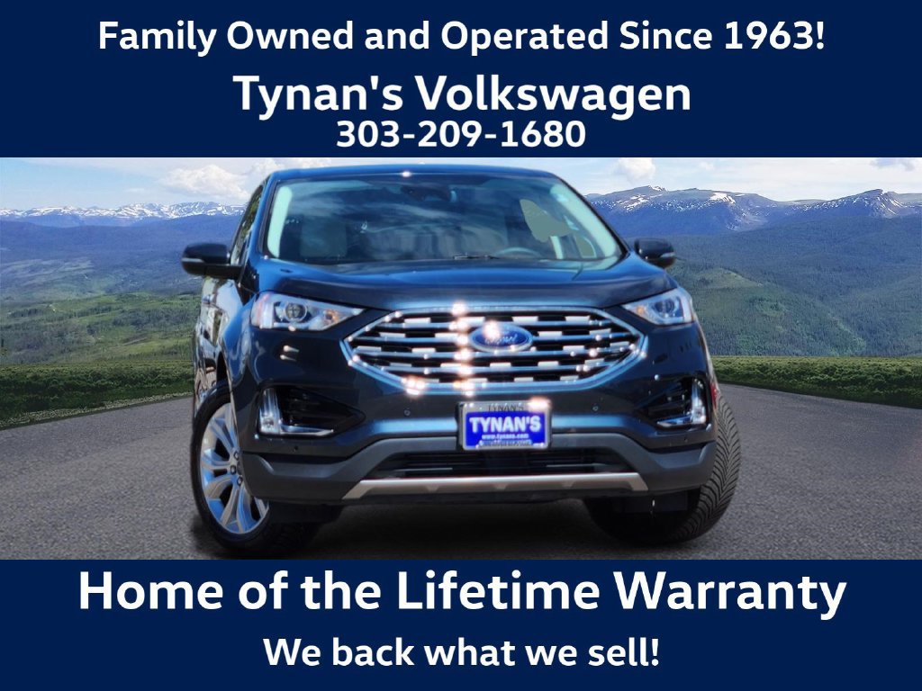 Used 2022 Ford Edge Titanium w/ Class II Trailer Tow Package AWD/4WD image 1
