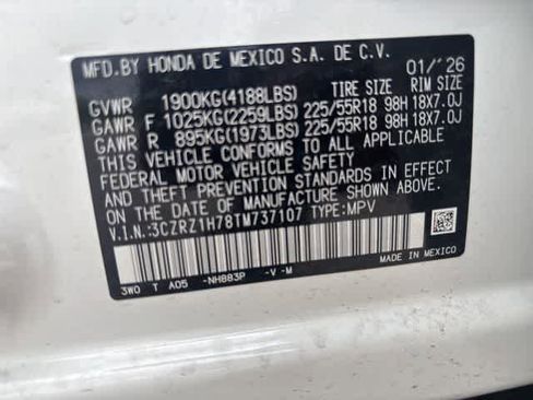 Used 2026 Honda HR-V EX-L image 23