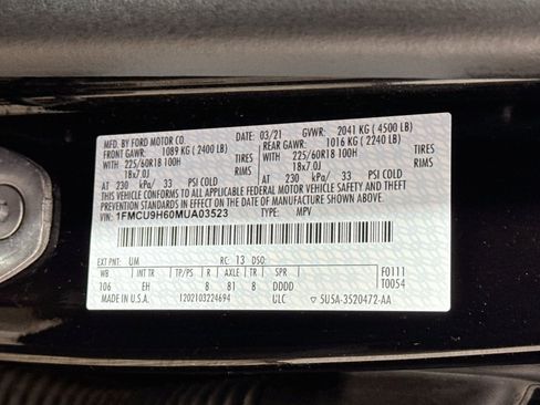 Used 2021 Ford Escape SEL AWD/4WD image 26