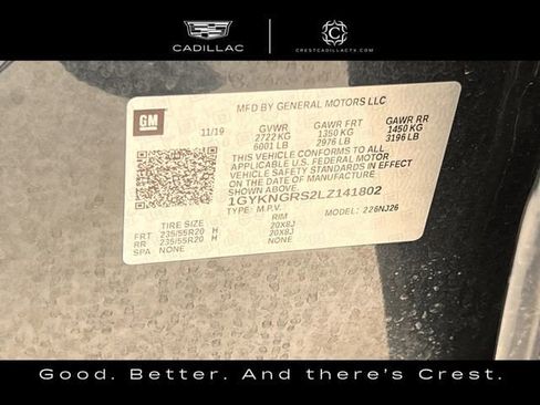 Used 2020 Cadillac XT5 Sportv w/ LPO, Illumination Package image 31