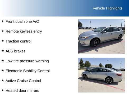 Used 2018 Toyota Avalon XLE FWD image 5