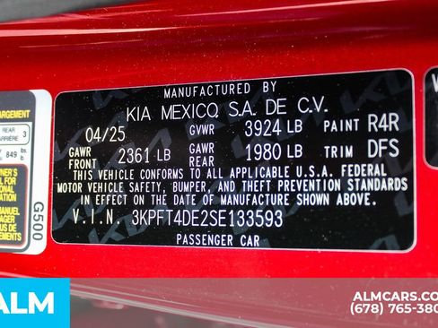 Used 2025 Kia K4 LXS FWD image 42