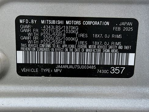 Used 2025 Mitsubishi Outlander Sport SE image 12