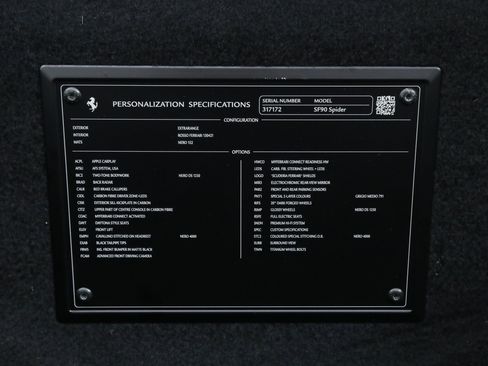 Certified 2025 Ferrari SF90 Spider AWD/4WD image 36