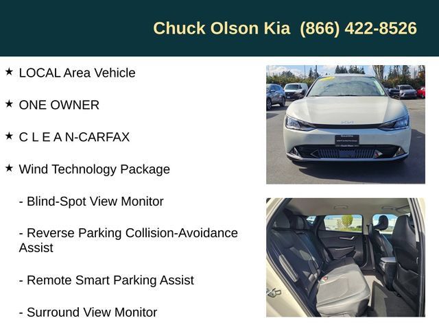 Certified 2024 Kia EV6 Wind w/ Wind Technology Package AWD/4WD image 5