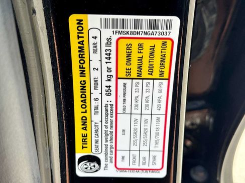 Used 2022 Ford Explorer XLT w/ Equipment Group 202A AWD/4WD image 37