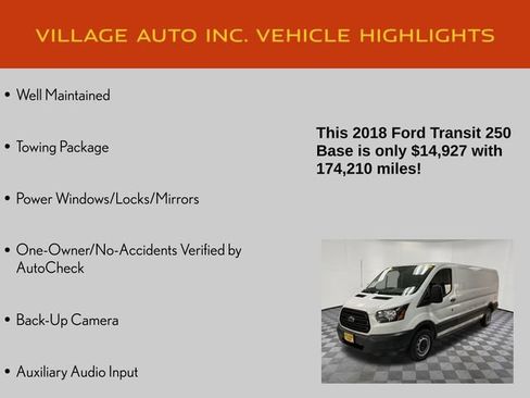 Used 2018 Ford Transit 250 148 Low Roof image 7
