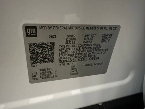 Used 2021 Chevrolet Equinox LT AWD/4WD image 55