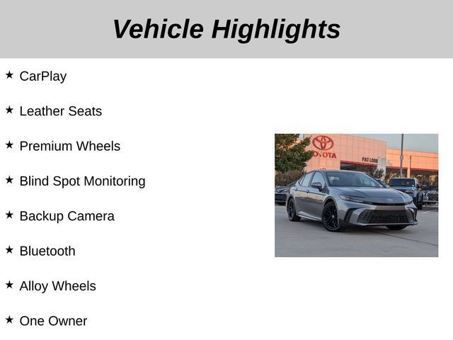 Used 2025 Toyota Camry SE FWD image 5