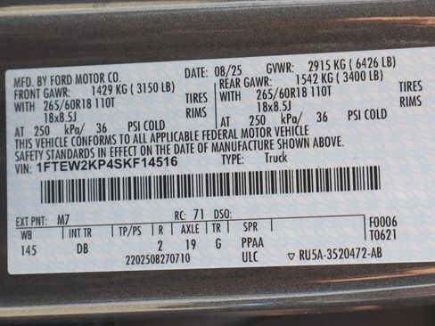 Used 2025 Ford F150 STX RWD image 48