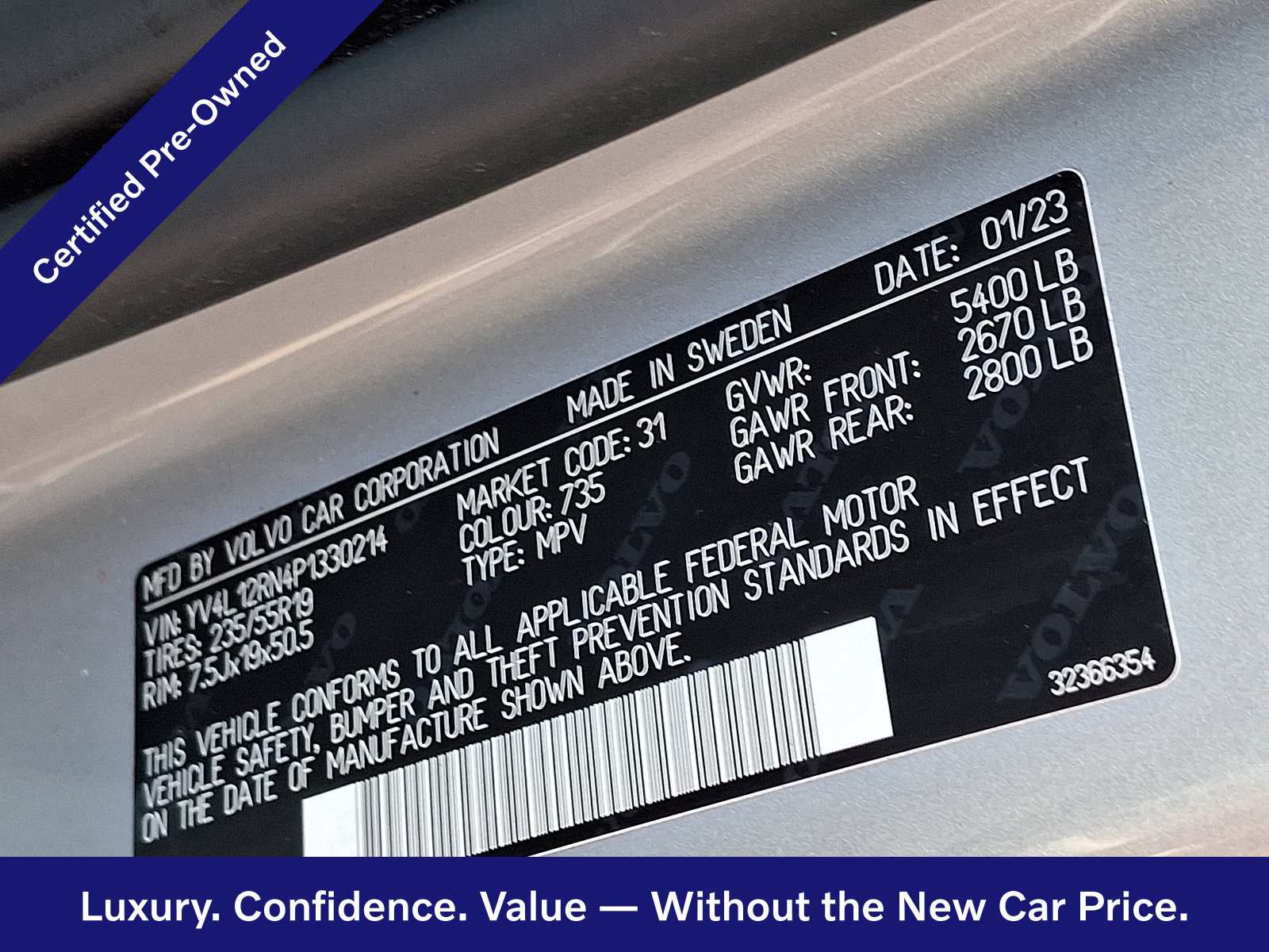 Certified 2023 Volvo XC60 B5 Plus w/ Climate Package AWD/4WD image 28
