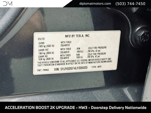 Used 2020 Tesla Model Y Long Range AWD/4WD image 44