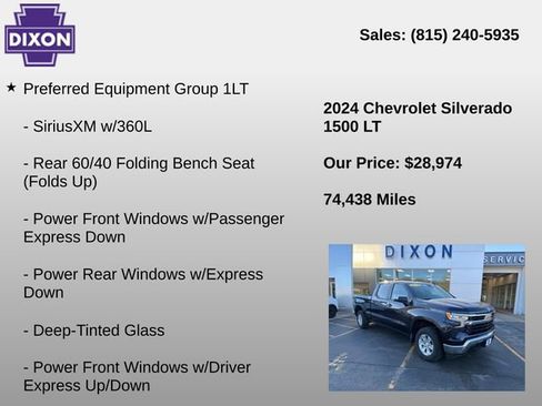 Used 2024 Chevrolet Silverado 1500 LT w/ Protection Package AWD/4WD image 4