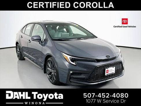 Certified 2025 Toyota Corolla SE w/ SE Premium Package FWD image 1