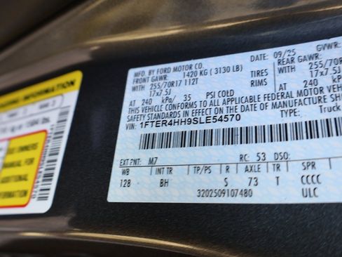 New 2025 Ford Ranger XLT w/ Equipment Group 301A High image 38