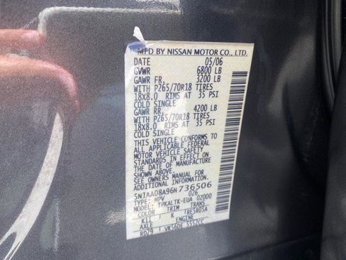 Used 2006 Nissan Armada SE image 60