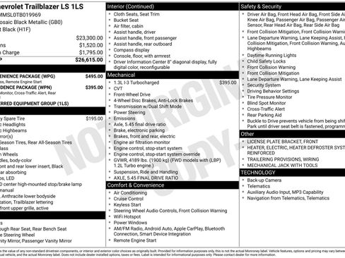 Used 2026 Chevrolet TrailBlazer LS w/ LS Convenience Package FWD image 4