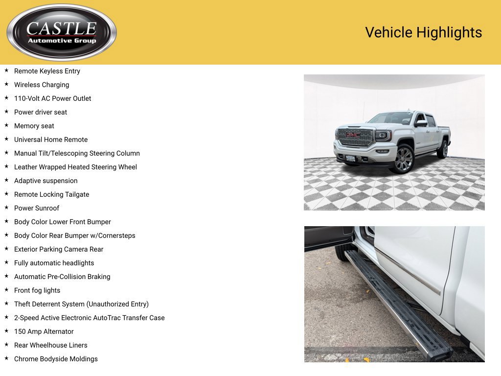 Used 2018 GMC Sierra 1500 Denali w/ Denali Ultimate Package AWD/4WD image 13
