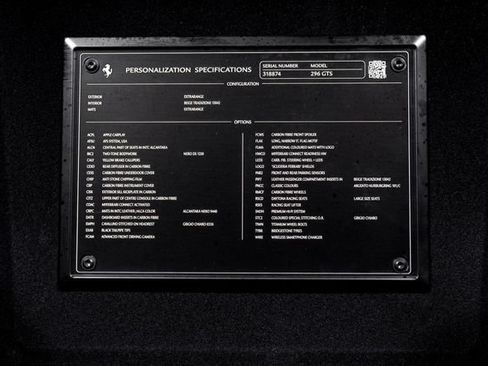 Certified 2025 Ferrari 296 GTS RWD image 18