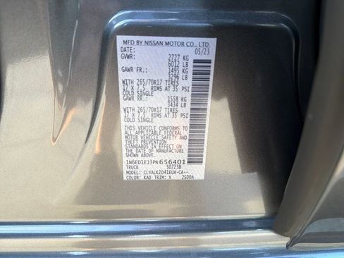 Used 2023 Nissan Frontier Pro-X w/ Pro Convenience Package image 32