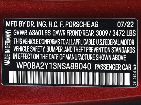 Certified 2022 Porsche Taycan 4 Cross Turismo image 29