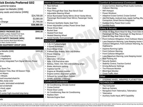 New 2026 Buick Envista Sport Touring w/ Convenience I Package FWD image 48