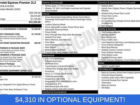 Used 2020 Chevrolet Equinox Premier AWD/4WD image 10